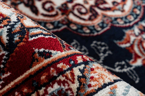 Hayat 301 Navy Traditional Rug with Medallion - Cheap Traditional Rug - ADORE RUGS and FLOORING
